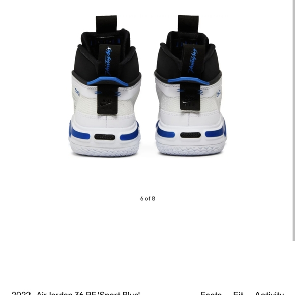 Jordan 36 size 10 - Picture 5 of 8